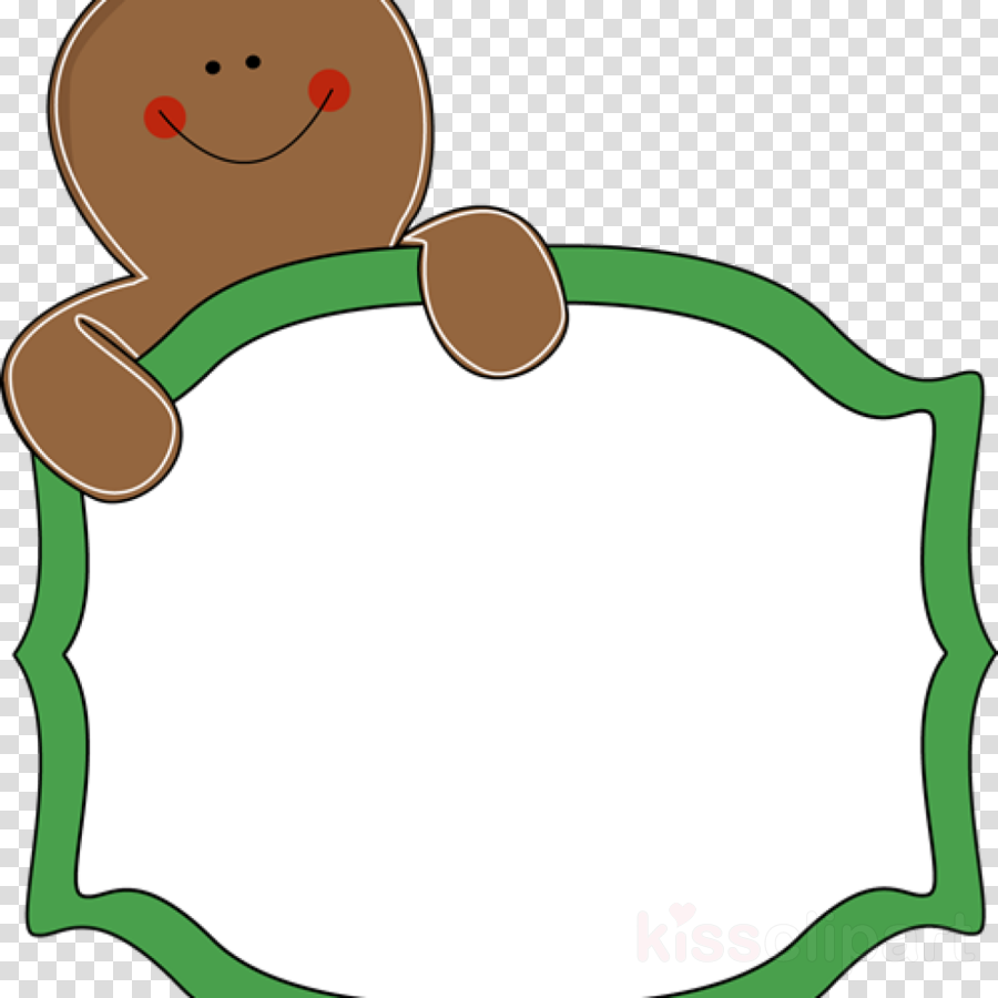 Download Gingerbread Man Border Clipart Gingerbread - Clip Art (900x900), Png Download