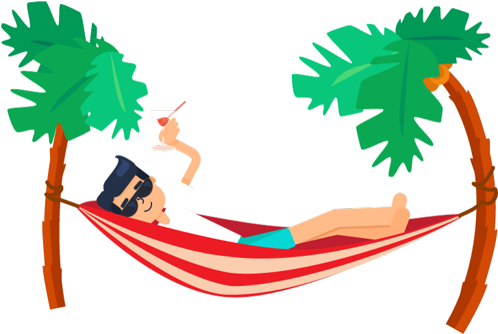 Graphic Illustration Services - Tropical Island Island Cartoon (1000x667), Png Download