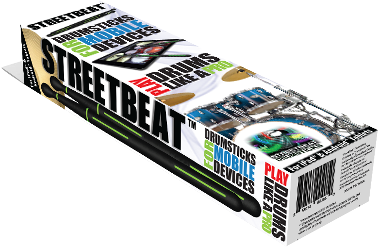 Streetbeat™ Drumsticks V2 - Box (880x698), Png Download