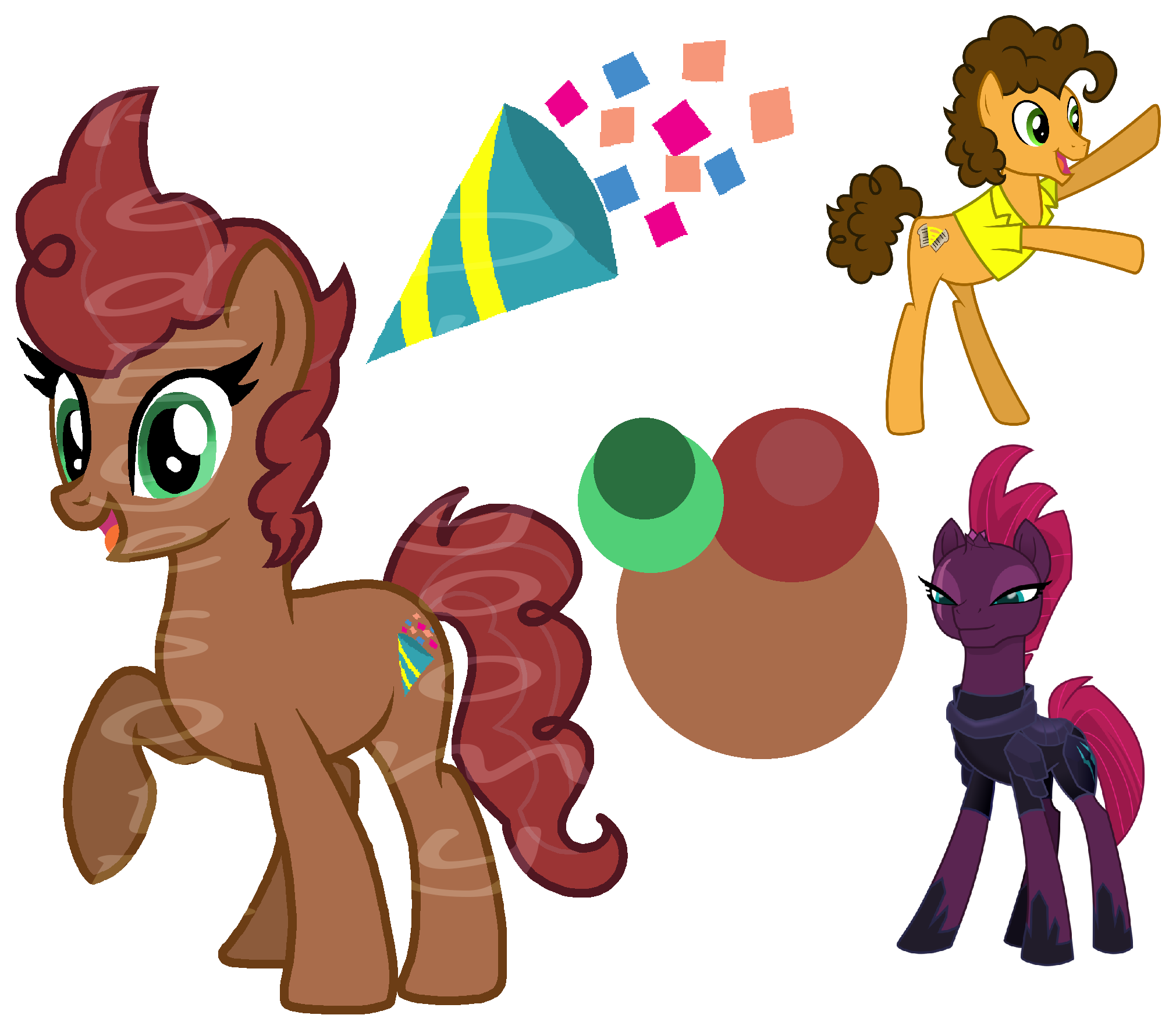 Party Popper Crack Ship - Cartoon (2062x1758), Png Download