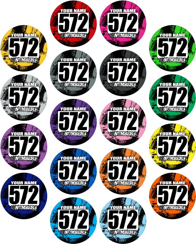 Pair Of Mud Plug Decals For Hyper Tech Wheel -splash (800x800), Png Download