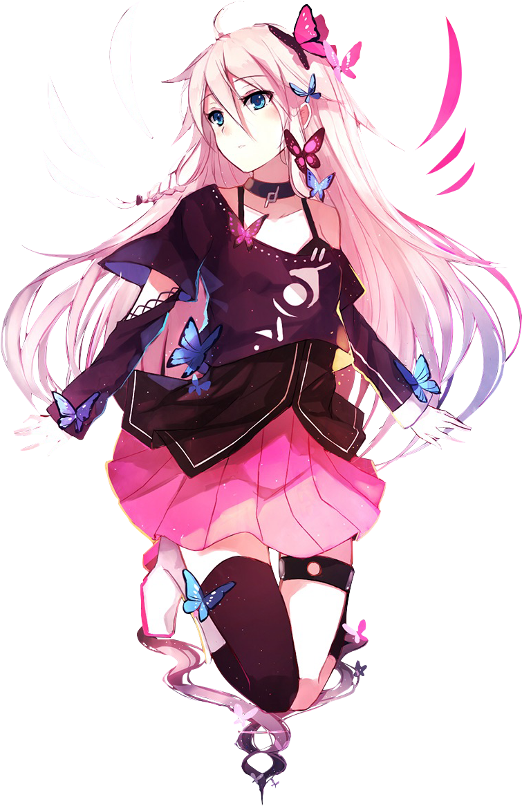 Anime Girl Pink Hair Png - Luka Vocaloid Hd Iphone (770x1211), Png Download