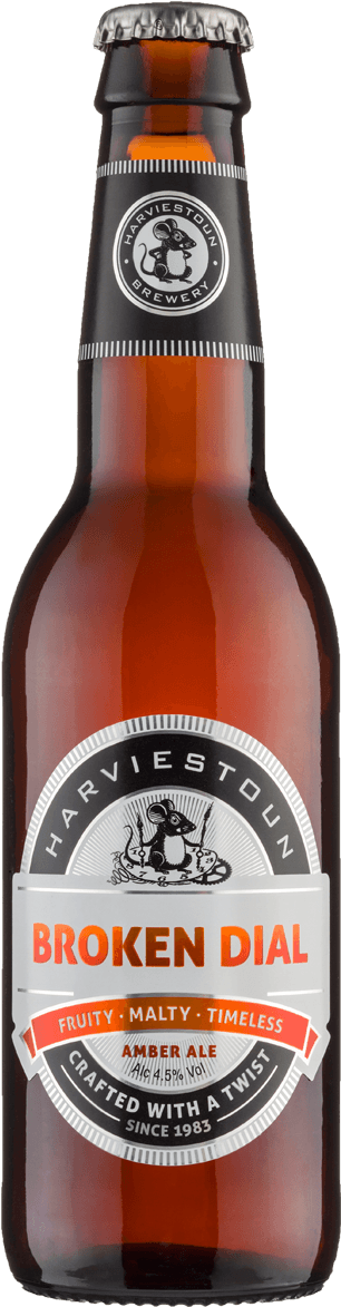 Broken Dial Beer - Harviestoun Old Engine Oil Dark Ale Beer (619x1176), Png Download