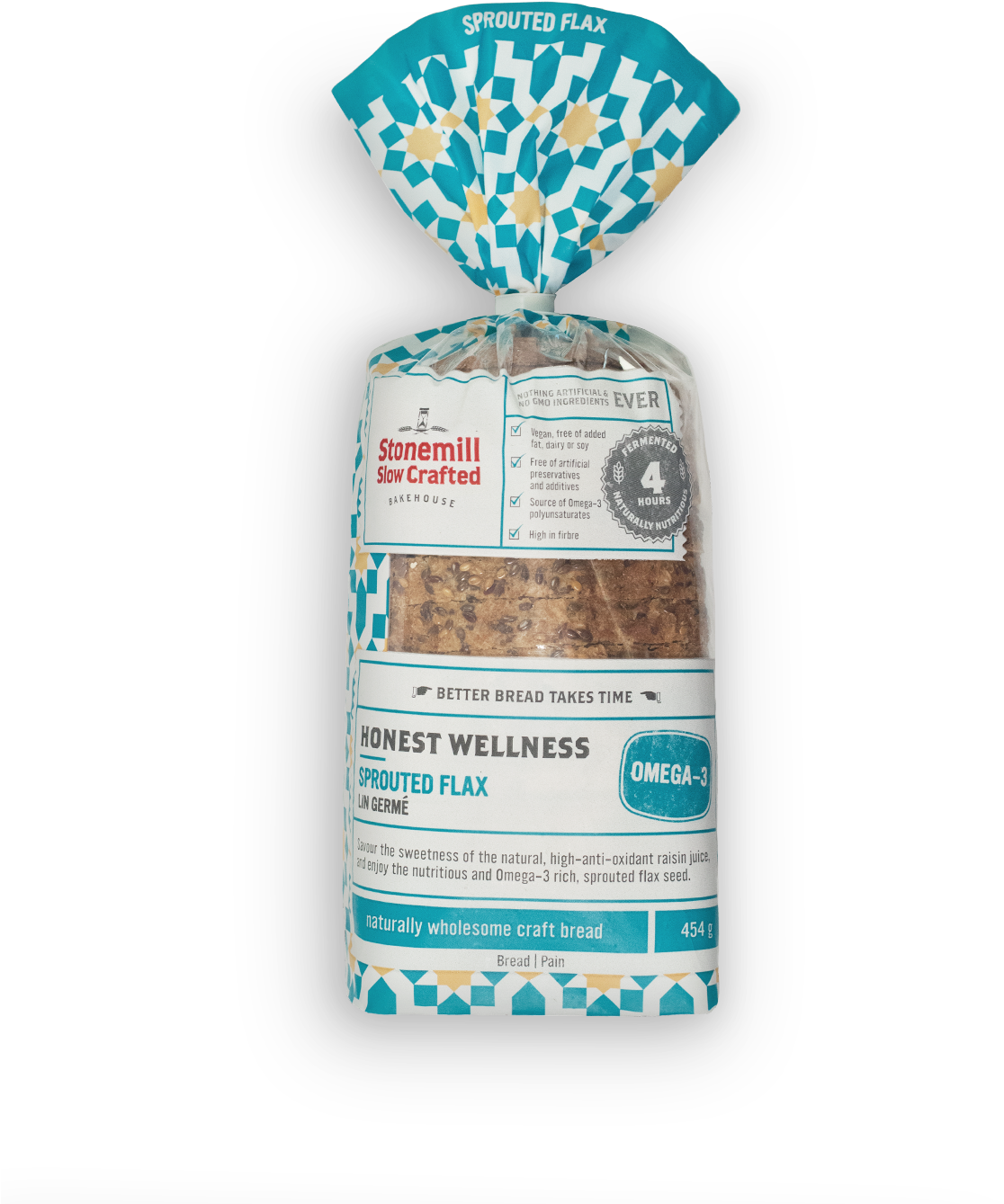 Want Whole Grains Read The Label Or You Might Be Fooled - Stonemill Sprouted Rye And 12 Grain Bread (1200x1417), Png Download