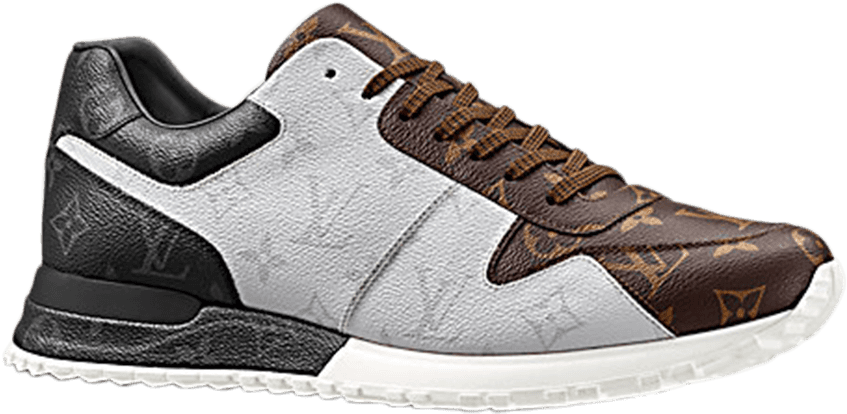 Supreme X Louis Vuitton Run Away 'black Gum' - Louis Vuitton Run Away Sneakers On Feet (1000x1000), Png Download
