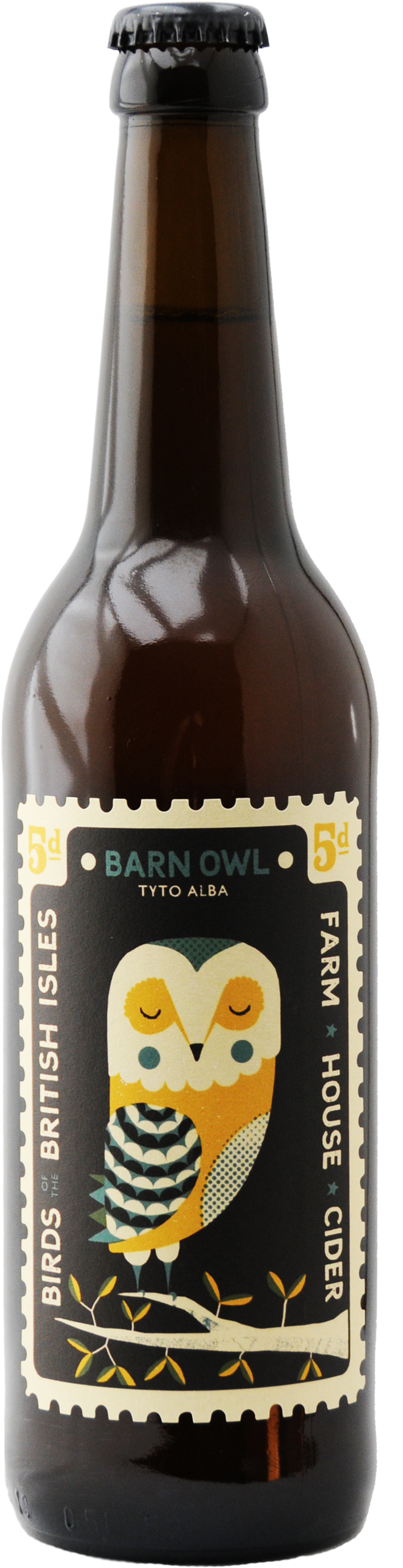 Barn Owl Bottle (1000x2999), Png Download