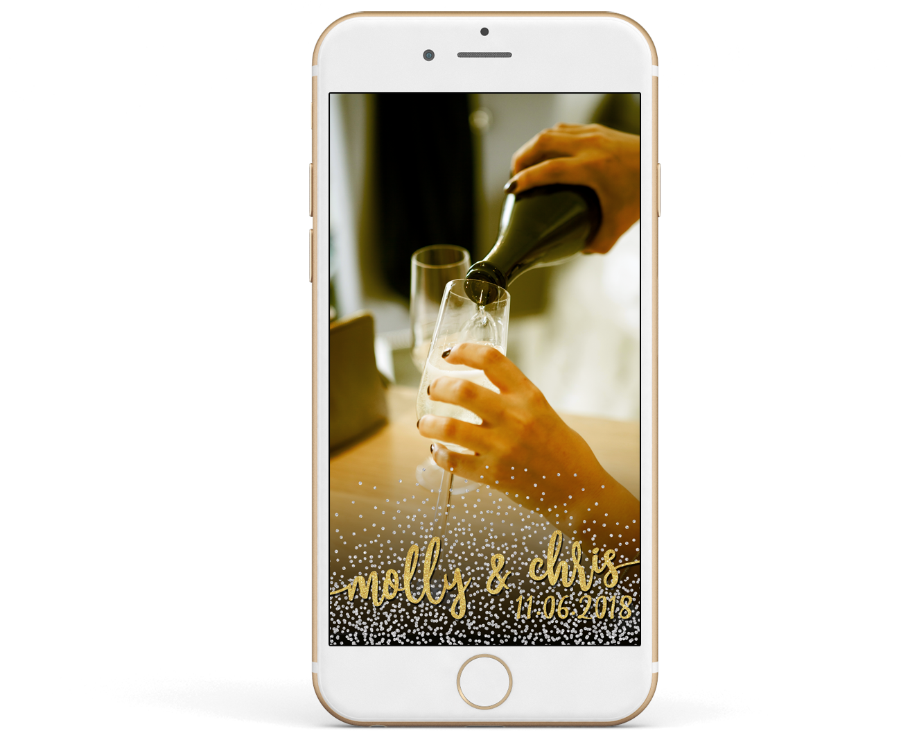 Silver Sparkle Confetti (1444x1066), Png Download