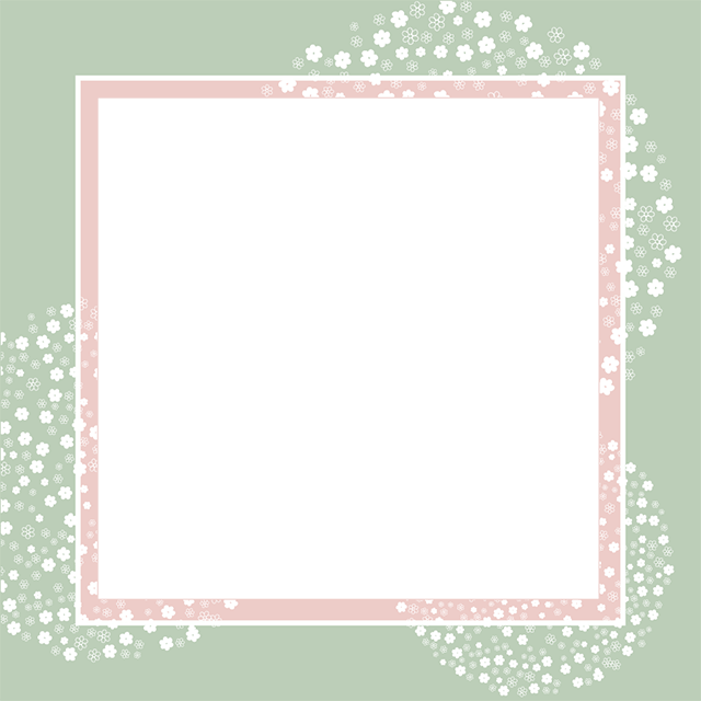 Frames Created By Picsart Photo Editor - Hijab Wedding With Fresh Flower (640x640), Png Download
