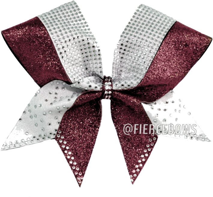 Hit The Town Glitter And Rhinestone Bow - Rhinestone (800x800), Png Download