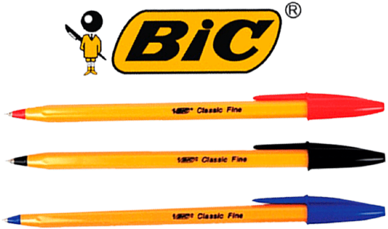 Bic Naranja - Bic France (800x608), Png Download
