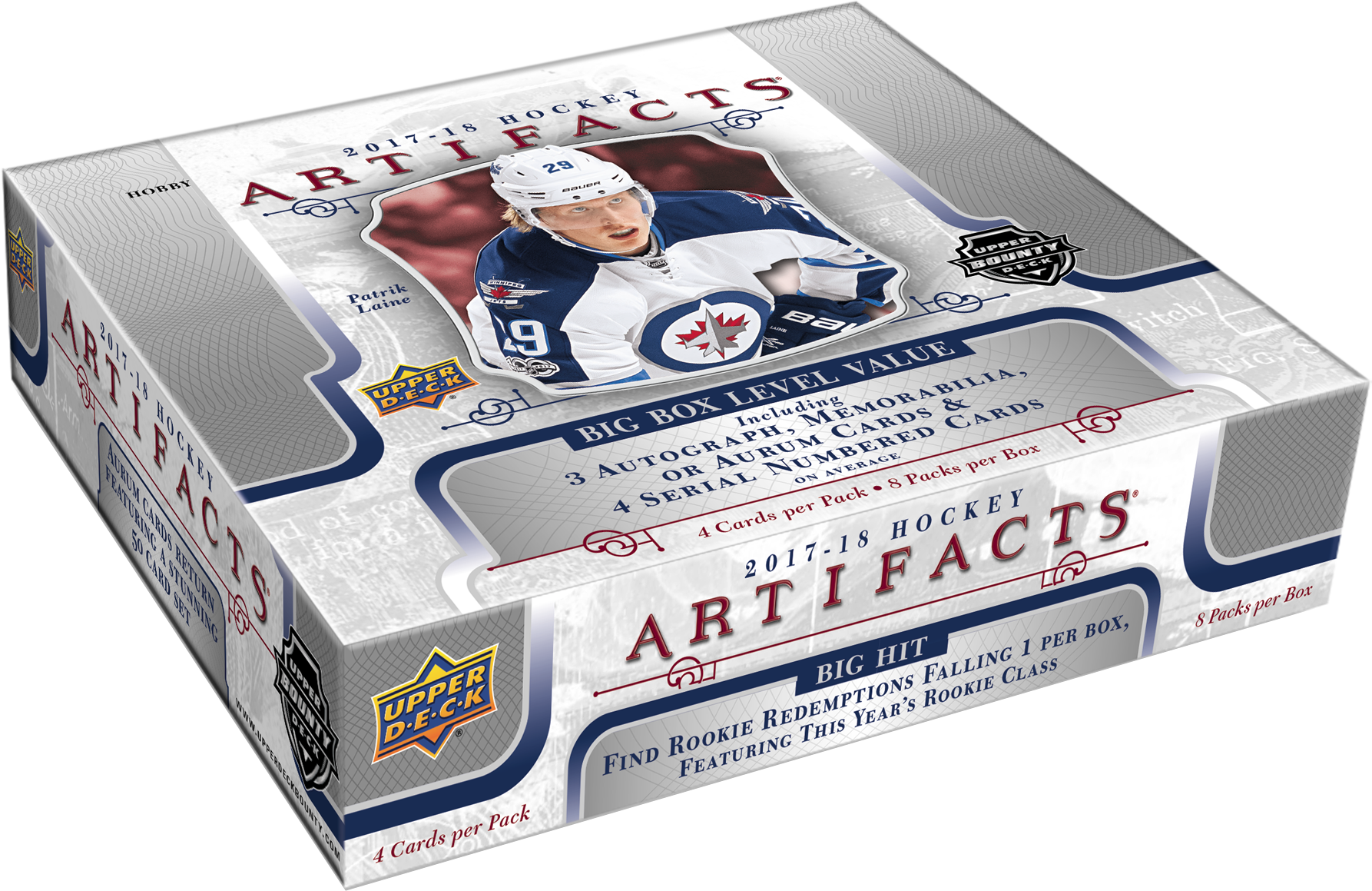 2017/18 Upper Deck Artifacts Hockey Hobby Box Nhl (1786x1159), Png Download