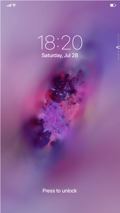 Violet Nebula Iphone Background Picture - Graphic Design (1001x1001), Png Download