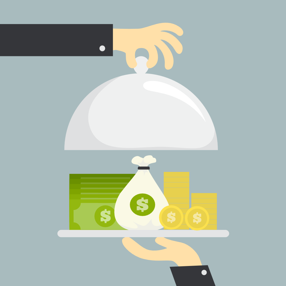 Using Payment Cards Restaurants - Amy Harrop (1000x1000), Png Download