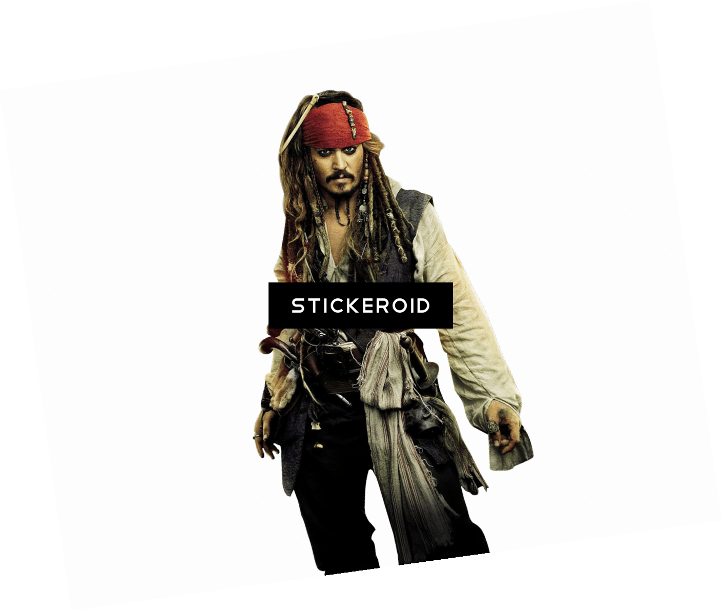 Jack Sparrow Portrait - Captain Jack Sparrow Costume Cosplay Pirates (1409x1192), Png Download