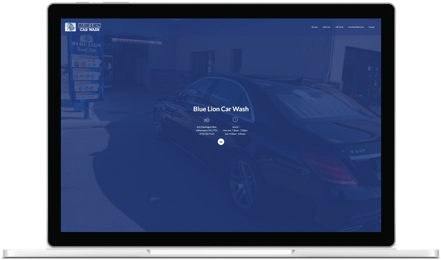 Blue Lion Car Wash Website - Led-backlit Lcd Display (1280x853), Png Download