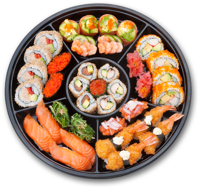 2 - - Sushi Plate Png (660x630), Png Download