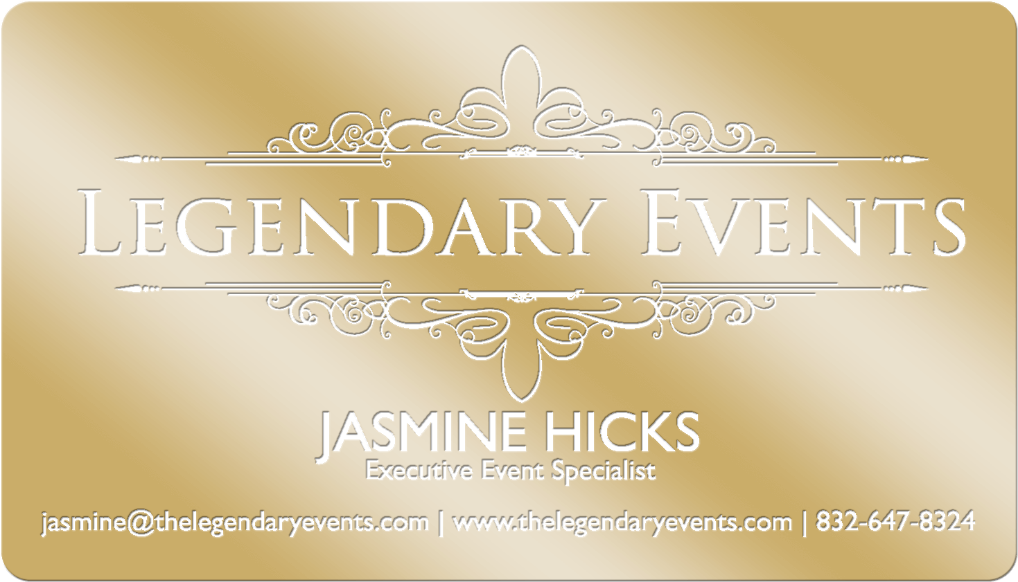 Custom Metal Invitations - Calligraphy (1500x1500), Png Download