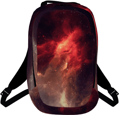 Nebula Tech Backpack - Red Galaxy Samsung Galaxy S5 Slim Case (590x590), Png Download