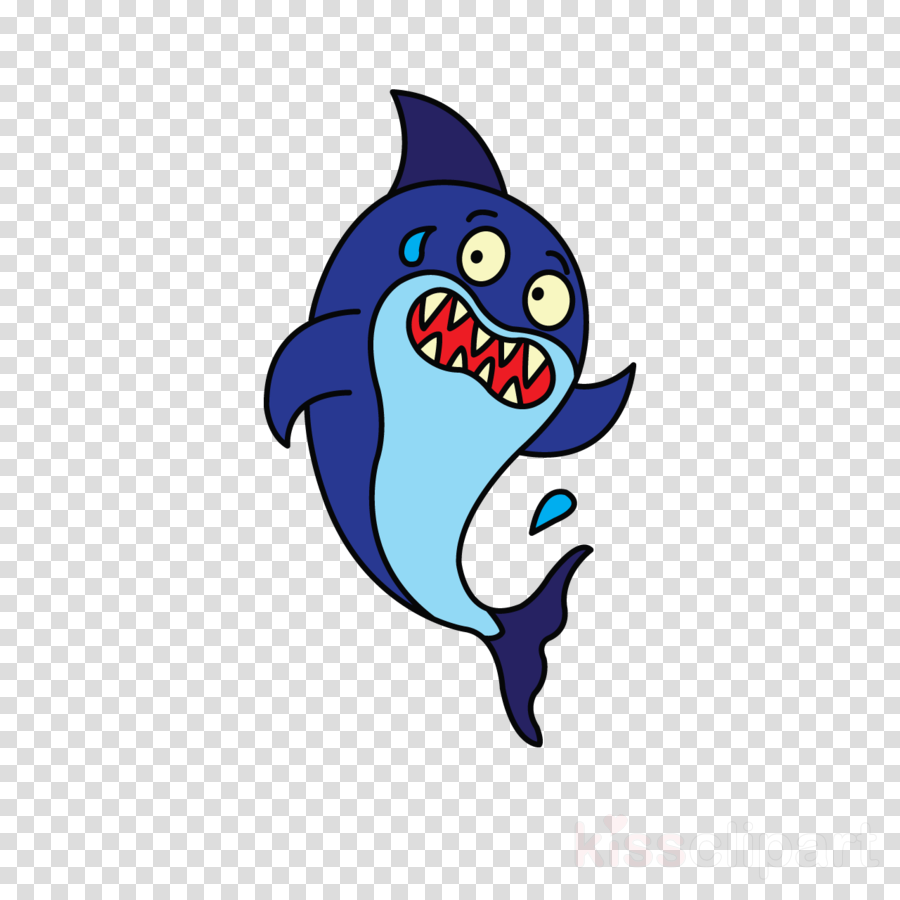Baby Shark Drawing Clipart Baby Shark Clip Art - Draw A Baby Shark Step (900x900), Png Download