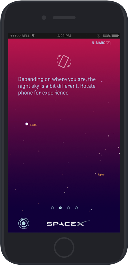 Iphone-spacex Stars (567x1018), Png Download