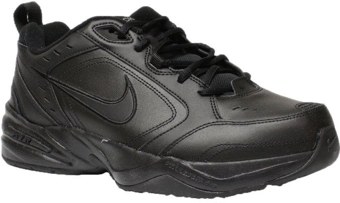 Nike Air Monarch Iv 416355-001 Black - Overplay Viii Black Basketball Shoes (700x700), Png Download