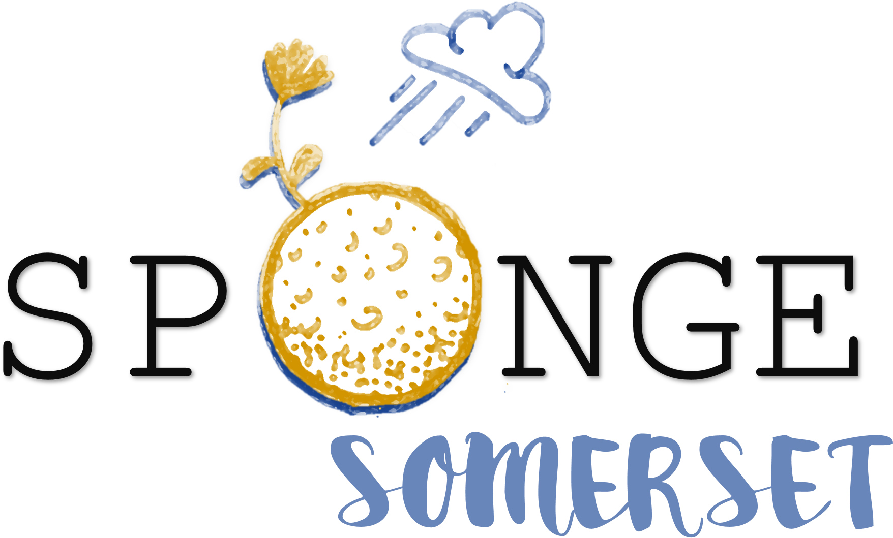 Sponge - Somerset - Calligraphy (2773x1311), Png Download
