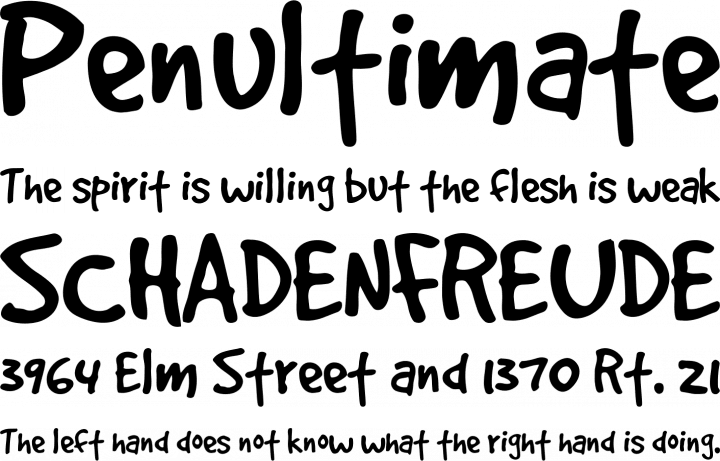 Gooddog Font Phrases - Good Dog Font (720x461), Png Download
