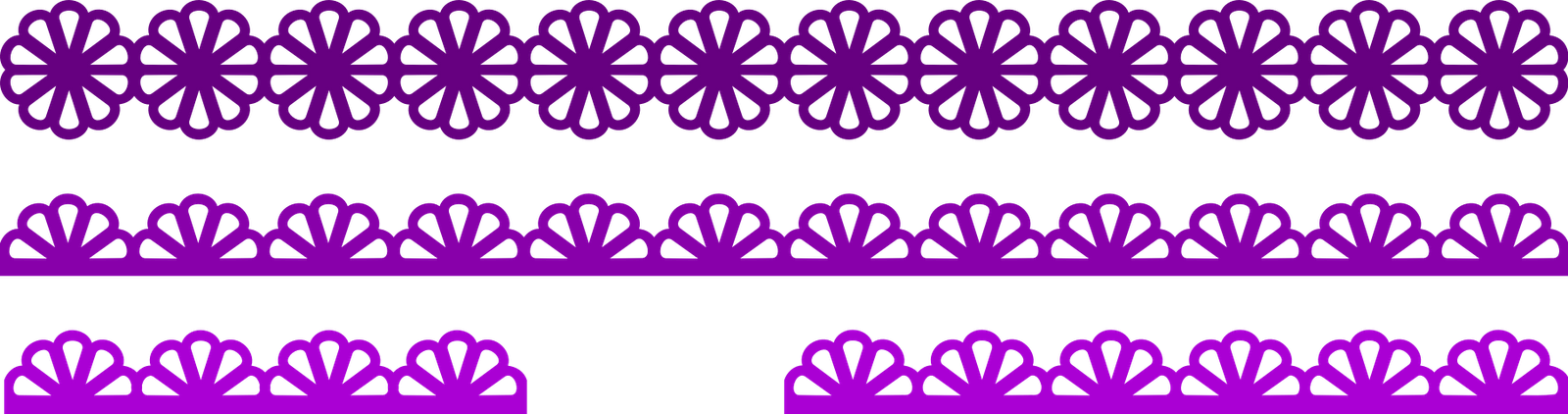 Scalloped Border Png Png Transparent Stock (1600x422), Png Download