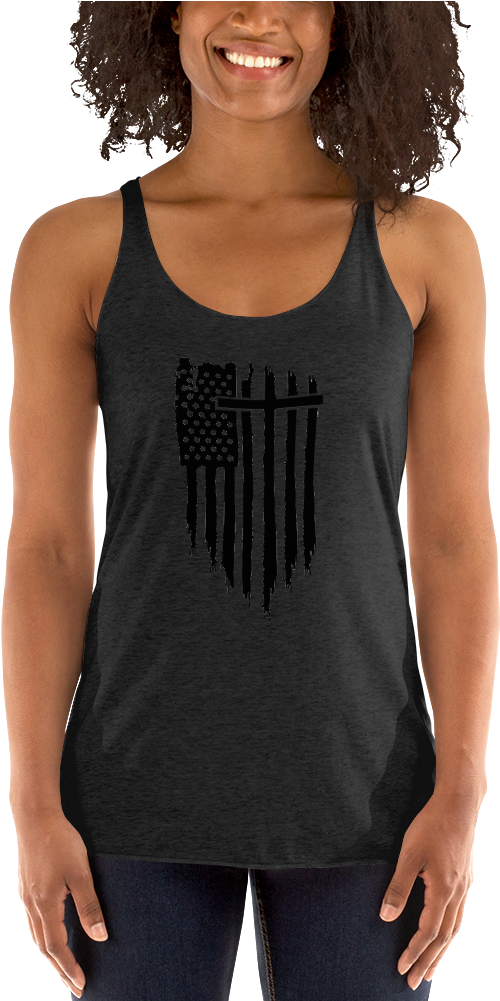 God Bless America Tank Top - Top (1000x1000), Png Download