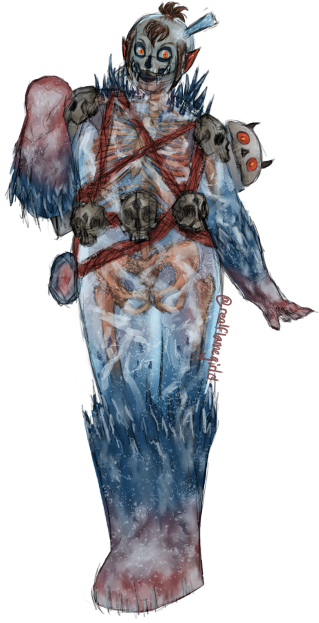 Baigujing Skin Wanted To Make A Demony/devil Skin For - Mei (524x936), Png Download