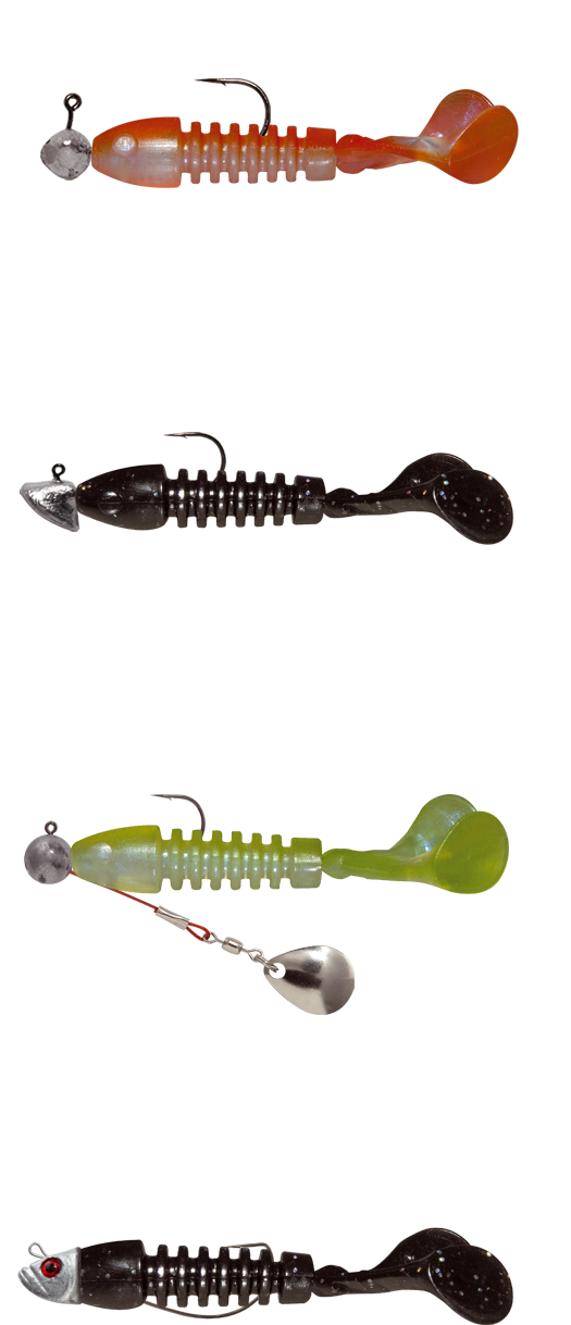 Une - Tête Plombée Carnassier Delalande Micro Ronde Flex (581x1309), Png Download