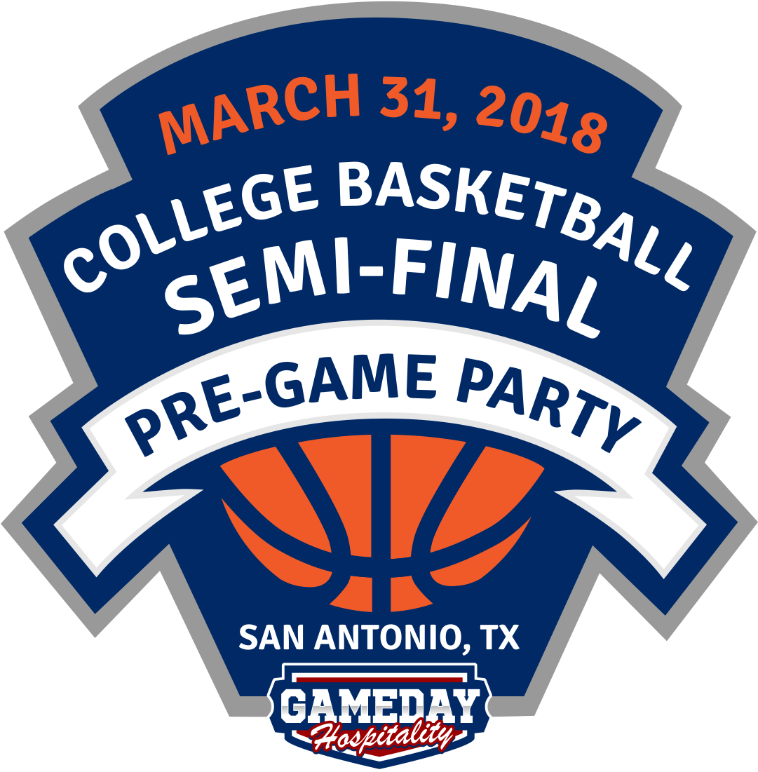 2018 College Basketball Semi Final Pre Game Party - Diy Basketball Logo Design (1200x1200), Png Download