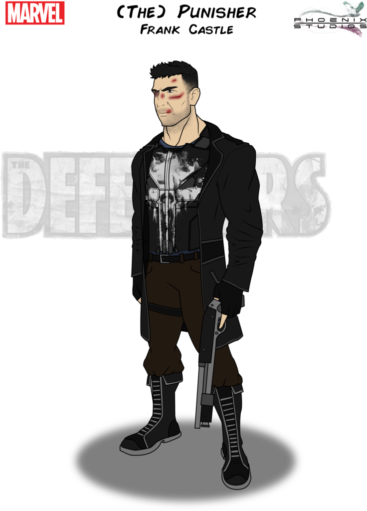 By Kyle A Mcdonald - Mcu Punisher Fan Art (751x1063), Png Download