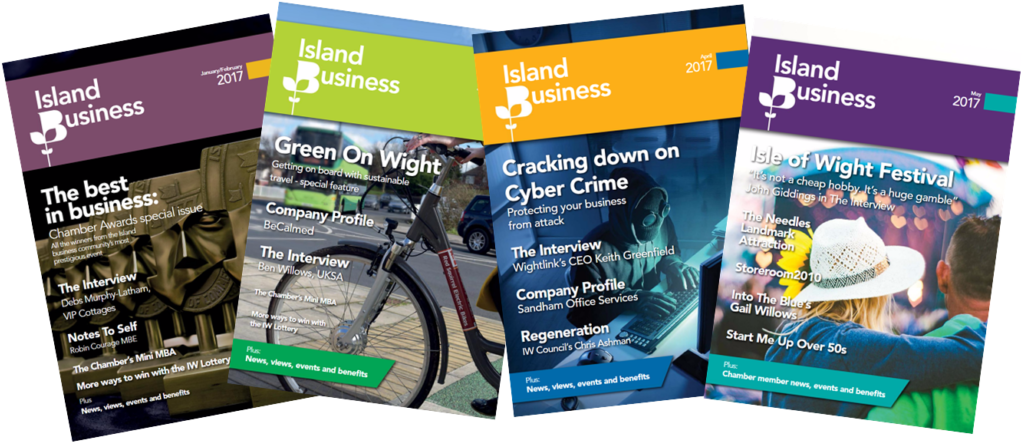 Island Business Magazine - Isle Of Wight Chamber Of Commerce (1080x475), Png Download