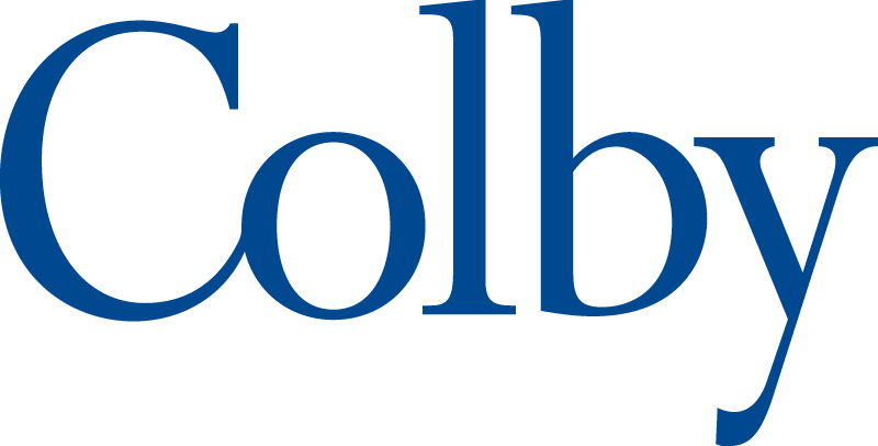 Colby Logotype Pms280 - Colby College Background (800x406), Png Download