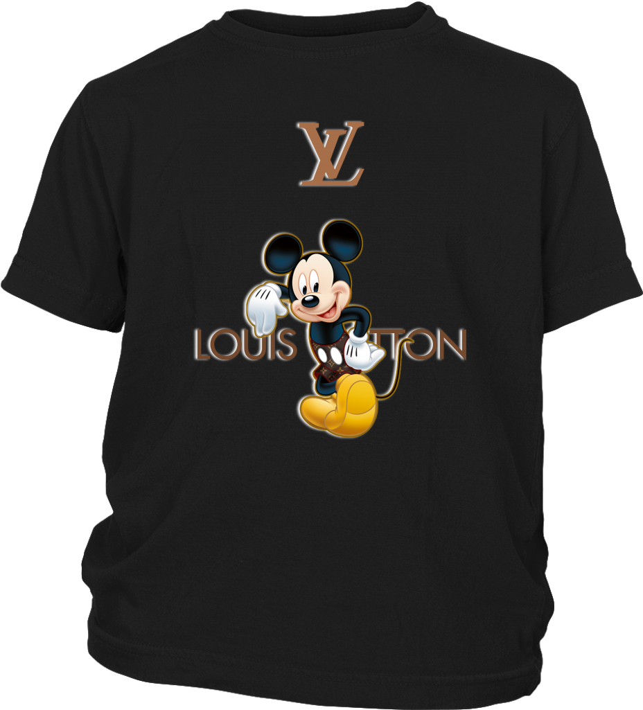 mickey mouse louis vuitton shirt