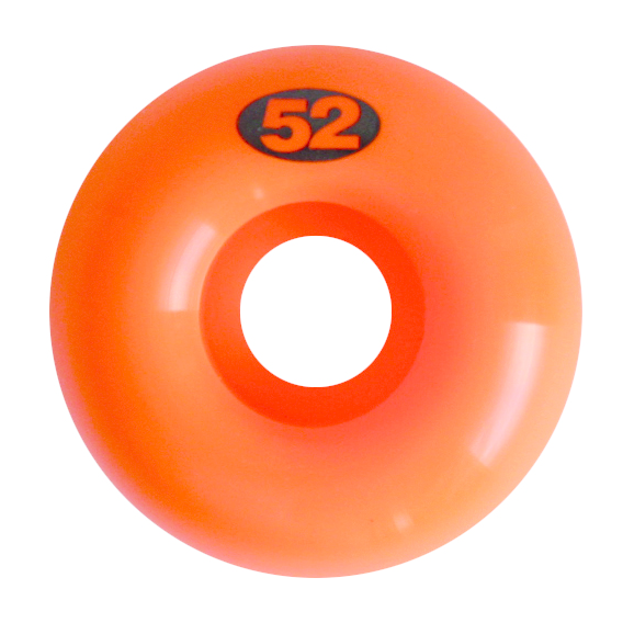 Naked Wheels Orange - Skateboard (700x800), Png Download