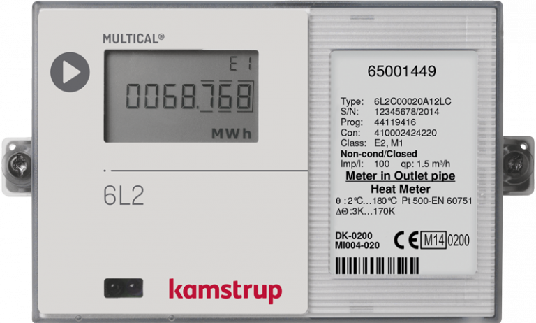 Kamstrup Multical6l2 1 1 1 - Kamstrup Multical 602 Mbus (768x462), Png Download