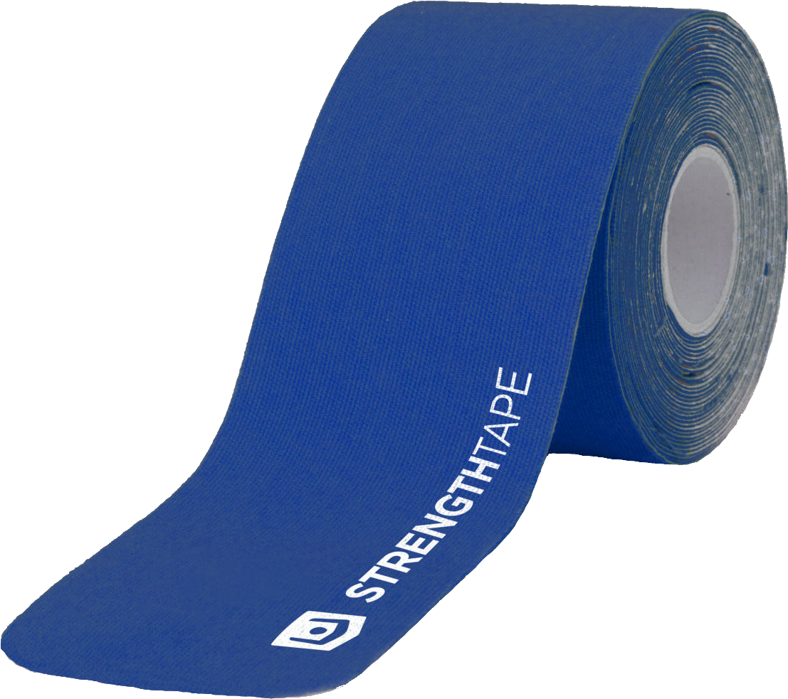Strengthtape Chiropractic Tape Pre-cut 5m 10 Inch Red (1240x1240), Png Download