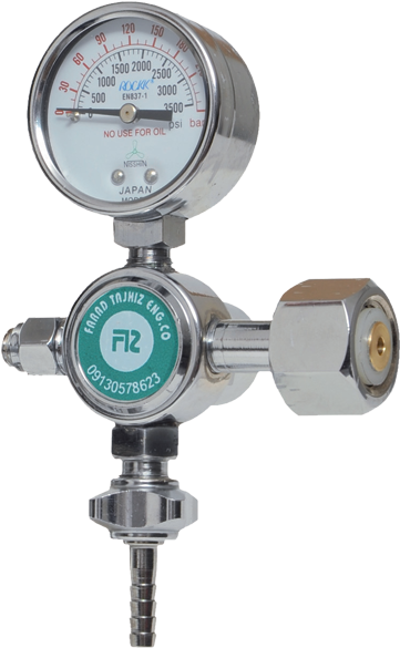 Regulators With Two Outlet - Oxygen (600x600), Png Download