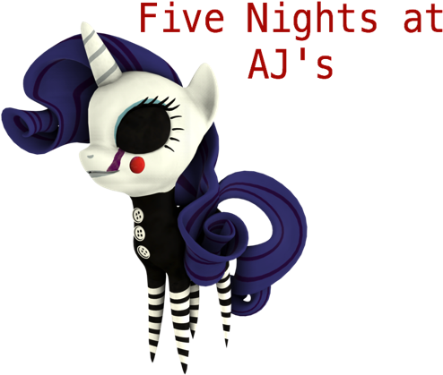 Five Nights At My Little Pony - Five Nights At Pinkie's Rarity (640x480), Png Download