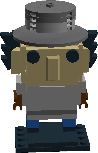 Inspector Gadget Brickheadz - Lego Brickheadz Inspector Gadget (1126x600), Png Download