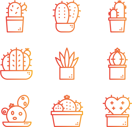 Cactus (600x564), Png Download