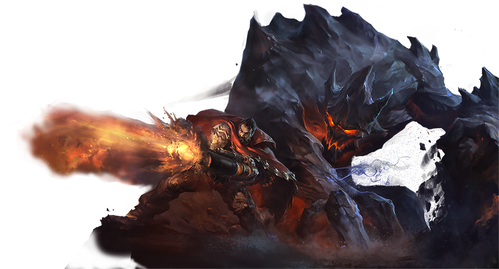 Graves And Malphite - League Of Legends Malphite Png (972x525), Png Download