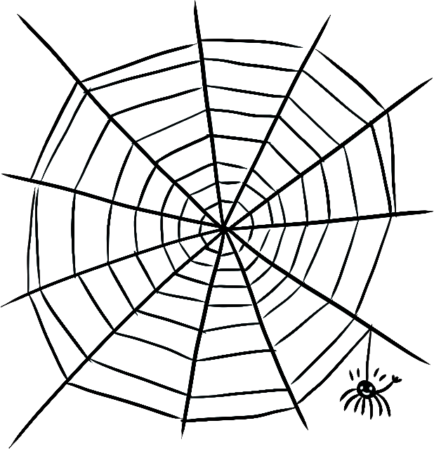 Texture Background Images - Spider Man Web Vector (618x639), Png Download