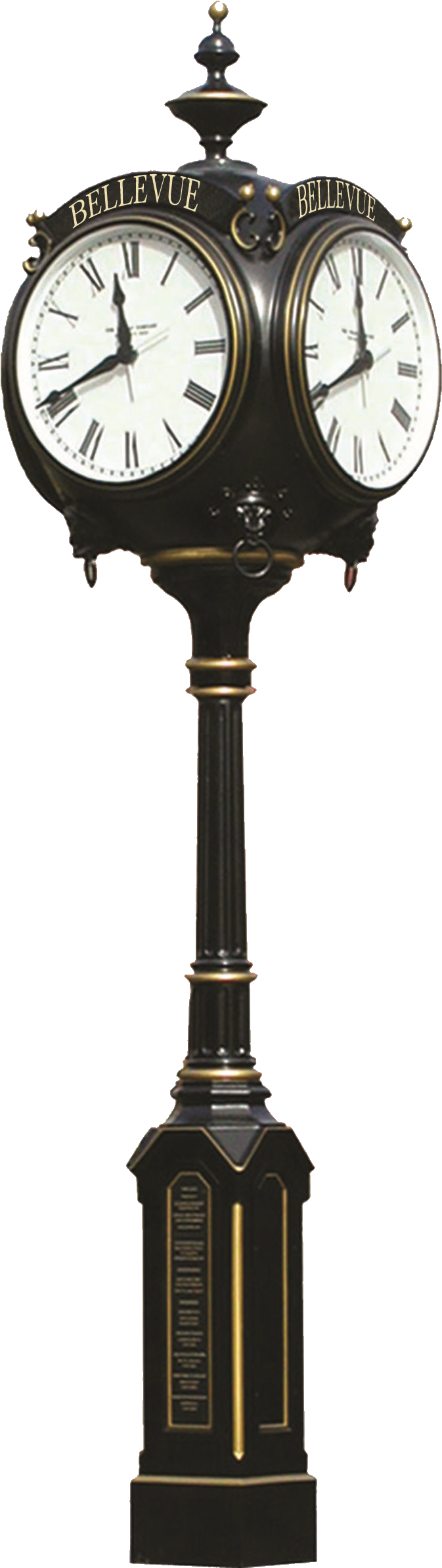 In An Effort To Make Enhancements To The Village's - Street Clock Png (768x2400), Png Download