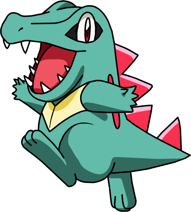 Quilava Só Foi Evoluir Durante A Liga De Sinnoh - Totodile In Love: A Valentine's Day Sticker Storybook (660x735), Png Download