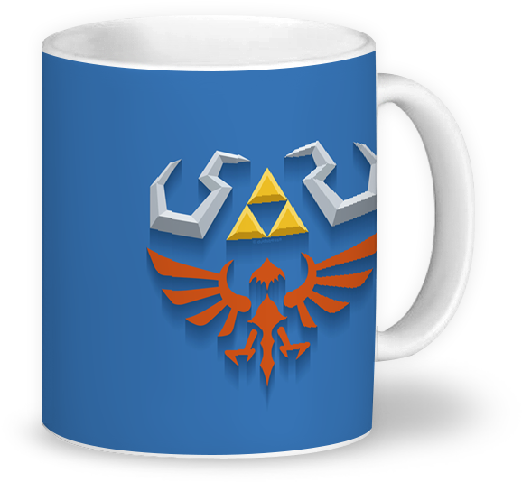 Caneca The Legend Of Zelda - Caneca Panda (800x800), Png Download