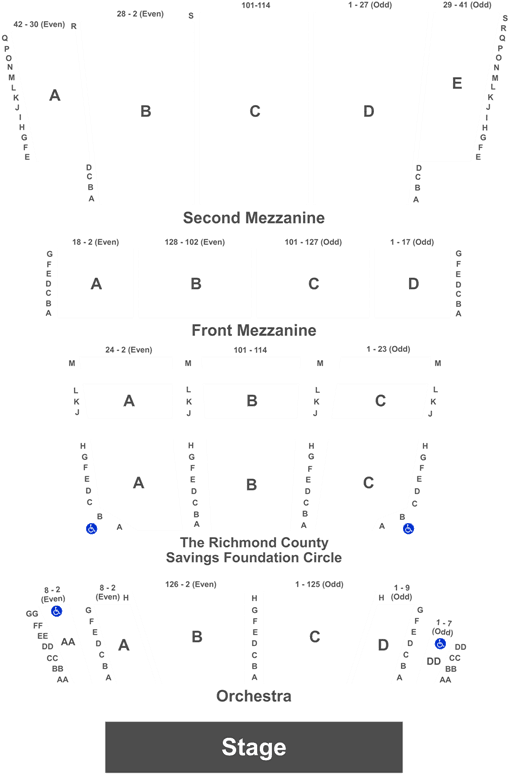 Legend - Detroit Masonic Temple Seat Numbers (525x790), Png Download