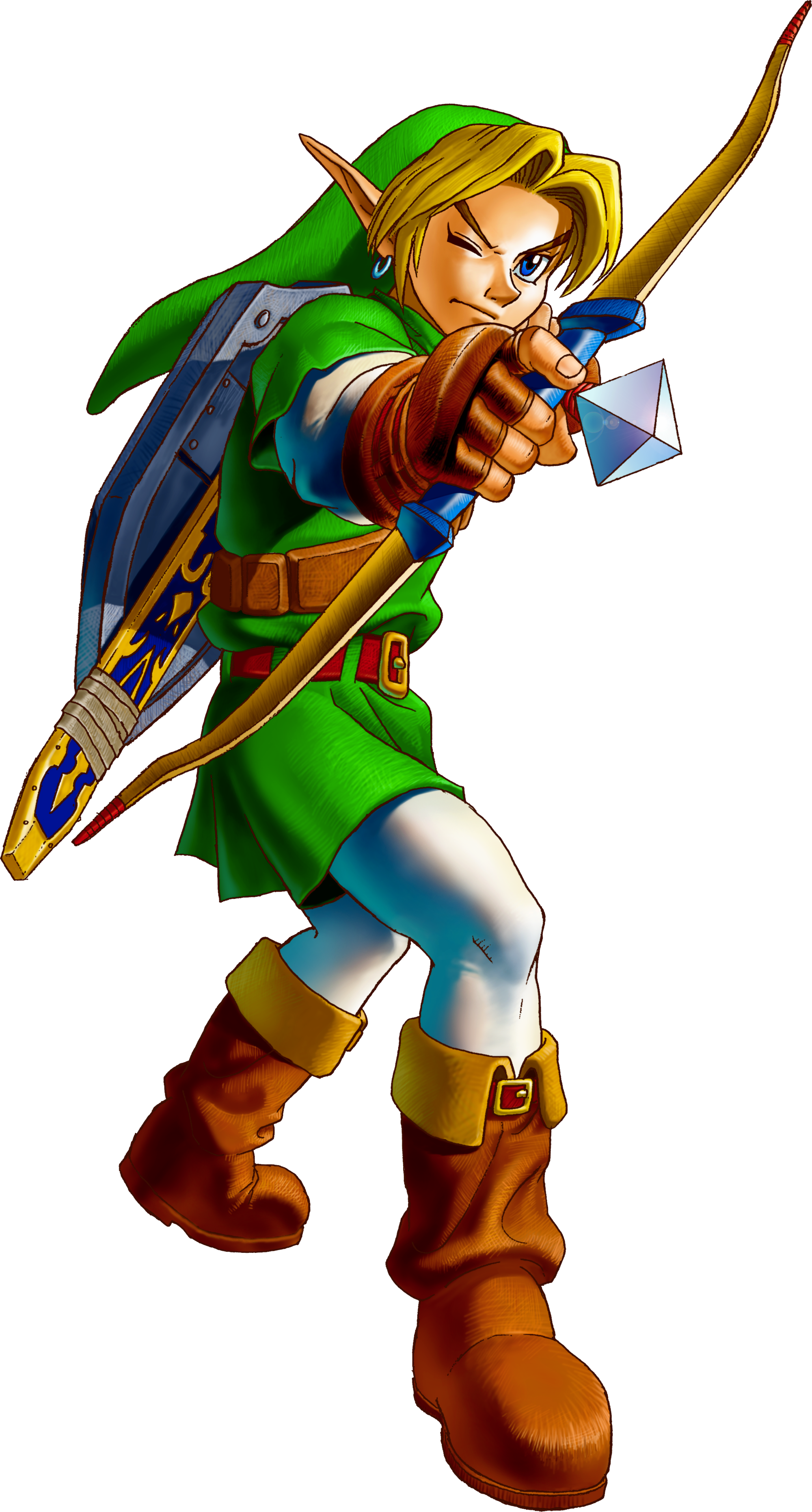 Legend Of Zelda Ocarina Of Time (2000x3721), Png Download